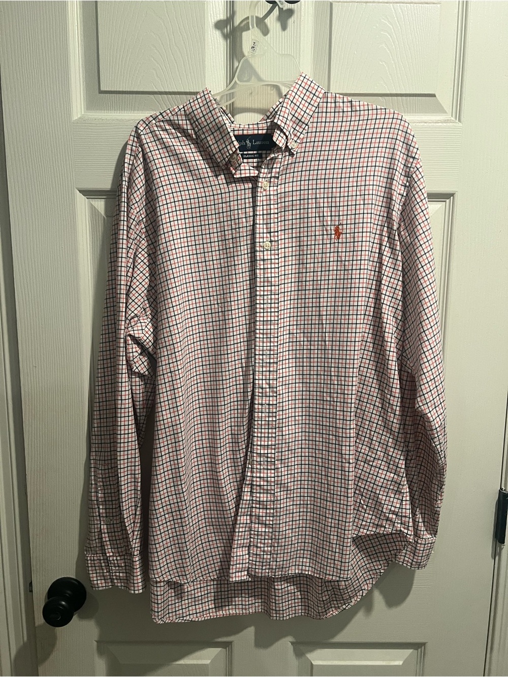 Polo by Ralph Lauren Red/White/Blue Checked Button-Down Shirt